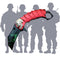 Navaja Calavera tipo karambit Combate Con Clip 101-13