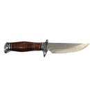 Cuchillo de caza, mango tipo madera c/Funda XD051B