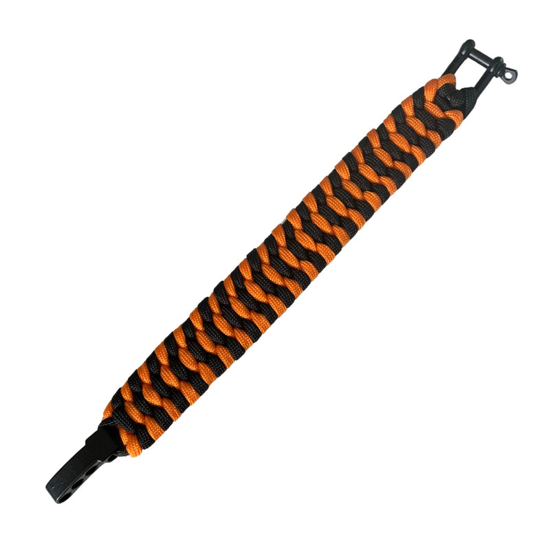 Pulsera Paracord de supervivencia panza de vibora doble BB886