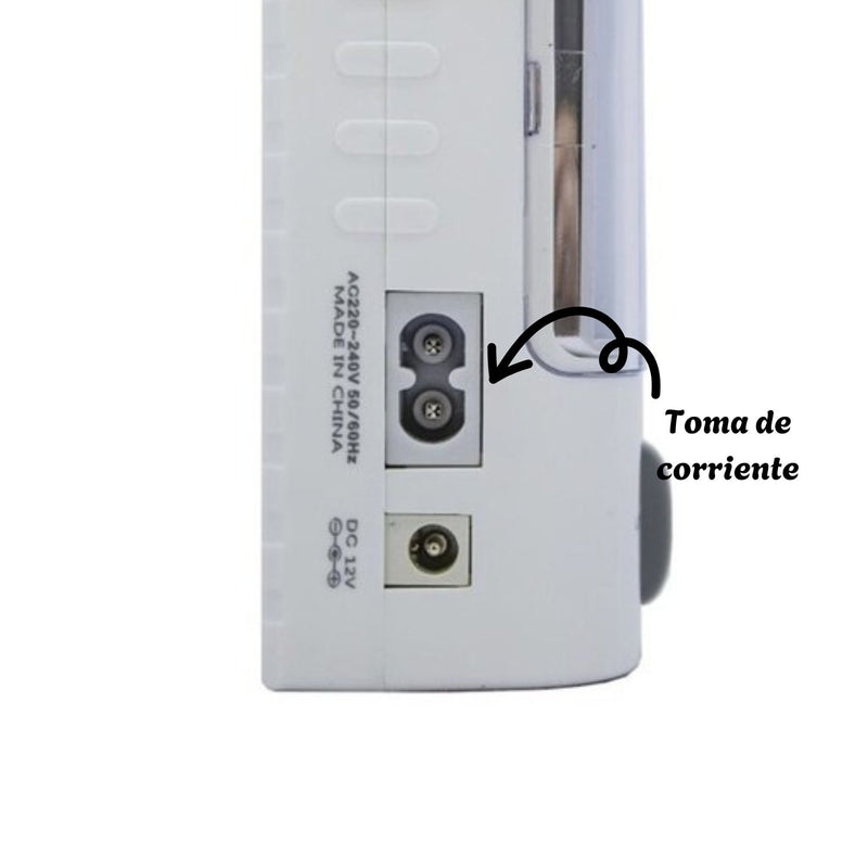 Lampara de emergencia recargable W7007