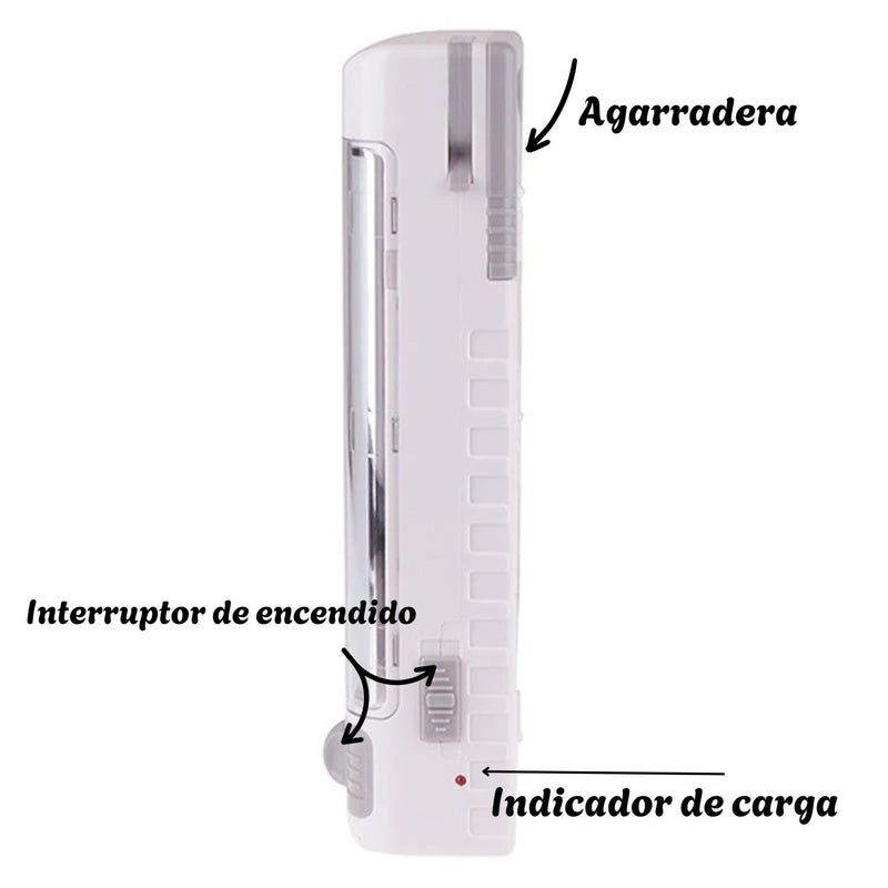 Lampara de emergencia recargable W7007