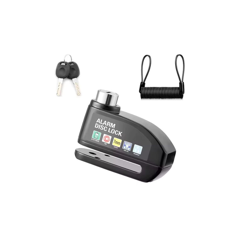Candado alarma sensor movimiento cable IMPERMEABLE PIN 7mm surtido S1409