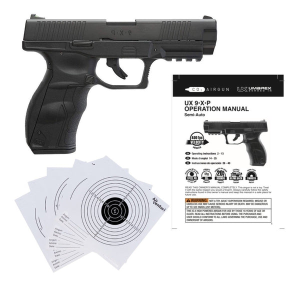 Pistola Glock CO2 Blowback action Umarex semi automatica 4.5mm 20 OTIROS 9XP