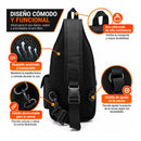 Bolsa Táctica Bandolera Multicompartimentos Correa Ajustable Impermeable AKM035