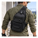 Bolsa Táctica Bandolera Multicompartimentos Correa Ajustable Impermeable AKM035