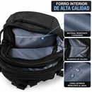 Mochila 10L Forro Impermeable Sistema Molle Correas Ajustables 4 Compartimentos AKM211
