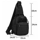 Pechera Bandolera MOLLE Multicompartimentos Correa Ajustable AKM-230