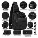 Pechera Bandolera MOLLE Multicompartimentos Correa Ajustable AKM-230