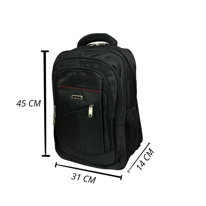Mochila Seguridad Laptop Porta Botellas Reforzada 4 Compartimentos BB1672
