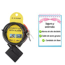 Candado Antirrobo Alarma Sonora MOTOCICLETA / BICI Sistema Sin Llave BJS98