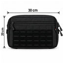 Pechera Chest Bag corte laser Resistente Ajustable 3 Bolsas Velcro Ranurado "Tipo Chest Rig" BK26