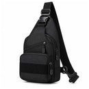 Mochila Táctica Pechera c/USB  tipo Sling /Crossbody porta botellas BK1027