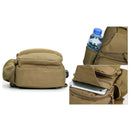 Mochila Táctica Pechera c/USB  tipo Sling /Crossbody porta botellas BK1027