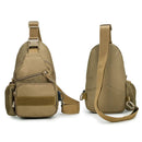 Mochila Táctica Pechera c/USB  tipo Sling /Crossbody porta botellas BK1027