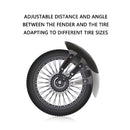 Tolva / Salpicadera Frontal Moto PP Antisalpicaduras 43.5cm Universal C280