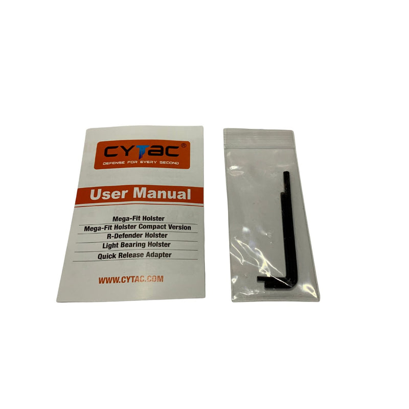 Funda HOLSTER NEGRA Arma PIstola Porta pistola de Paleta  CZ P-09 / P-07 gen 4 rotación 360° MARCA CYTAC CY-P09G4