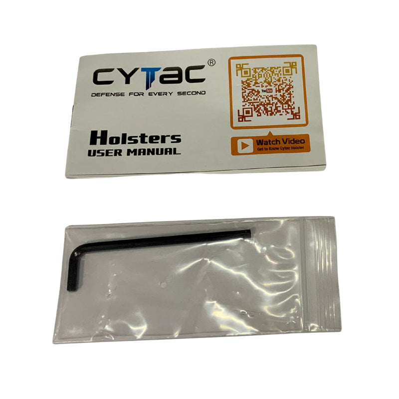 Funda Porta Pistola Arma NEGRA ABS tipo Paleta CY Beretta 92/92FS  R refender MARCA CYTAC CY-T92G3