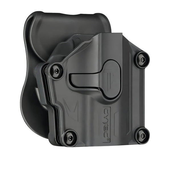 Funda Armas pistolas Compactas y Subcompactas HOLSTER NEGRA Universal ABS rotación 360º MARCA CYTAC CY-UHC