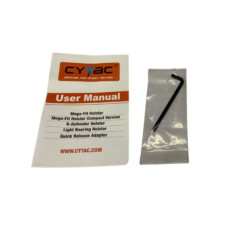 Funda Armas pistolas Compactas y Subcompactas HOLSTER NEGRA Universal ABS rotación 360º MARCA CYTAC CY-UHC