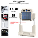 Lampara led 1000 LMS soporte telescopico panel solar CY23060A