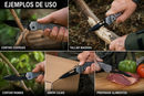Cuchillo Plegable Hoja Negra Coating | Aluminio Aeroespacial JF882