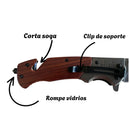 3 en 1 Navaja táctica BROWNING camping, supervivencia DA308