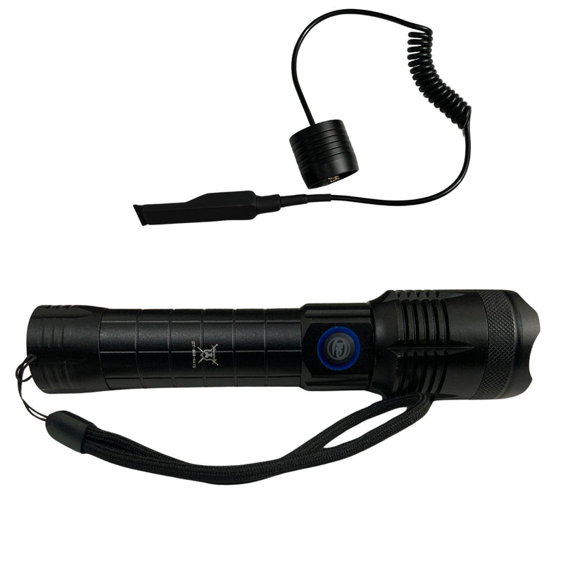 Lampara led T9, c/cola de rata, 5 Pasos, Luz blanca, zoom DT447s