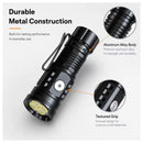 Linterna Recargable USB con Imán 3 Modos de Iluminación + clip DT632
