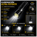 Linterna Recargable USB con Imán 3 Modos de Iluminación + clip DT632
