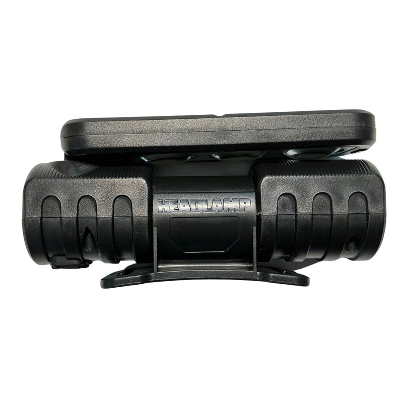 2 en 1 Linterna Cabeza - Mano Rotativa, 6 modos de luz, Imán, USB-C DT670
