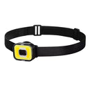 Mini Headlamp LED correa ajustable con Luz Blanca, Amarilla * Efecto Patrulla DT674