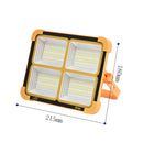 Reflector Solar LED Portátil 4 Paneles Power Bank Luz Emergencia DT716