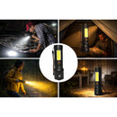 Linterna LED 6 Modos Recargable + COB Multifunción Outdoor DT728