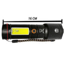 Linterna LED 6 Modos Recargable + COB Multifunción Outdoor DT728