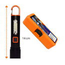 Linterna LED Frontal COB Lateral Con Gancho Mosquetón Luz Patrulla Roja Azul DT787