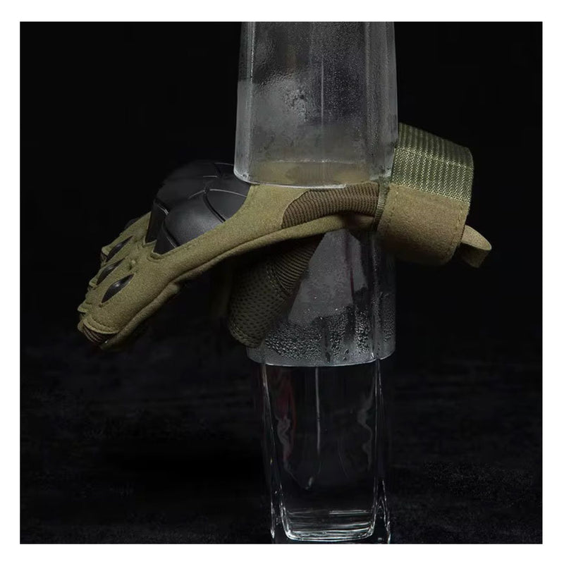 Guantes Medio Dedo Protección Nudillos REFORZADOS Almohadillas Tácticos Protección Moto DTST5