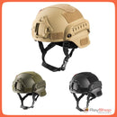 Casco Táctico Riel Láser Base GoPro Militar Gotcha Paintball PJ381