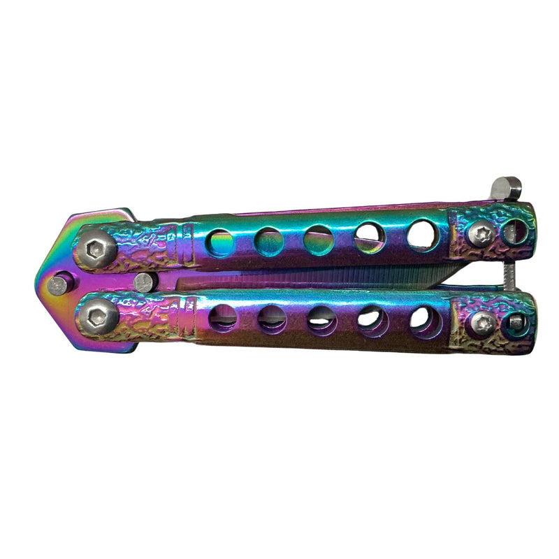 Mini Navaja Mariposa de 12.5 cm colores F8048
