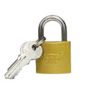 Mini Candado de Seguridad Tipo Latón 3 Llaves FHS32
