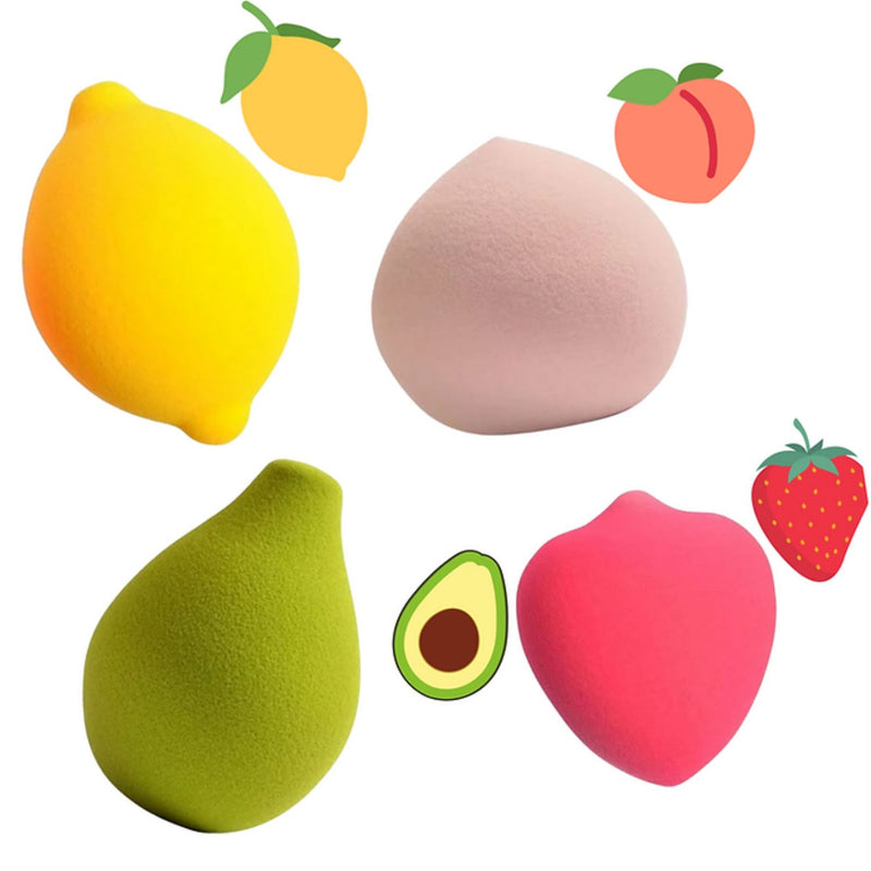 Aplicadores de maquillaje frutas 1 pz FP034