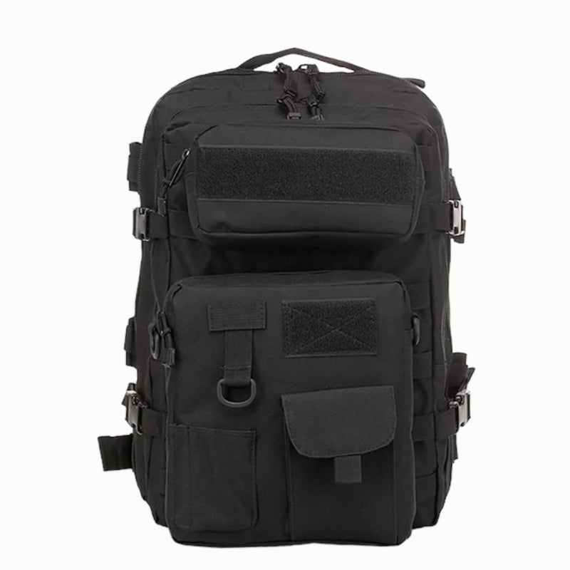 2 en 1: Mochila 40lts y Mariconera 4lts, sistema molle, +compartimento, 2 fondos GJ634