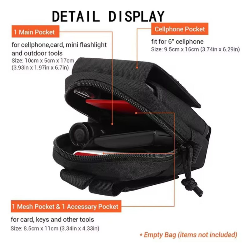 Bolso Molle Laser* Táctico multifuncional porta billetera 2760