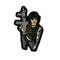 Parche Plástico Velcro Bandera Táctico Gotcha Insignia Qz00