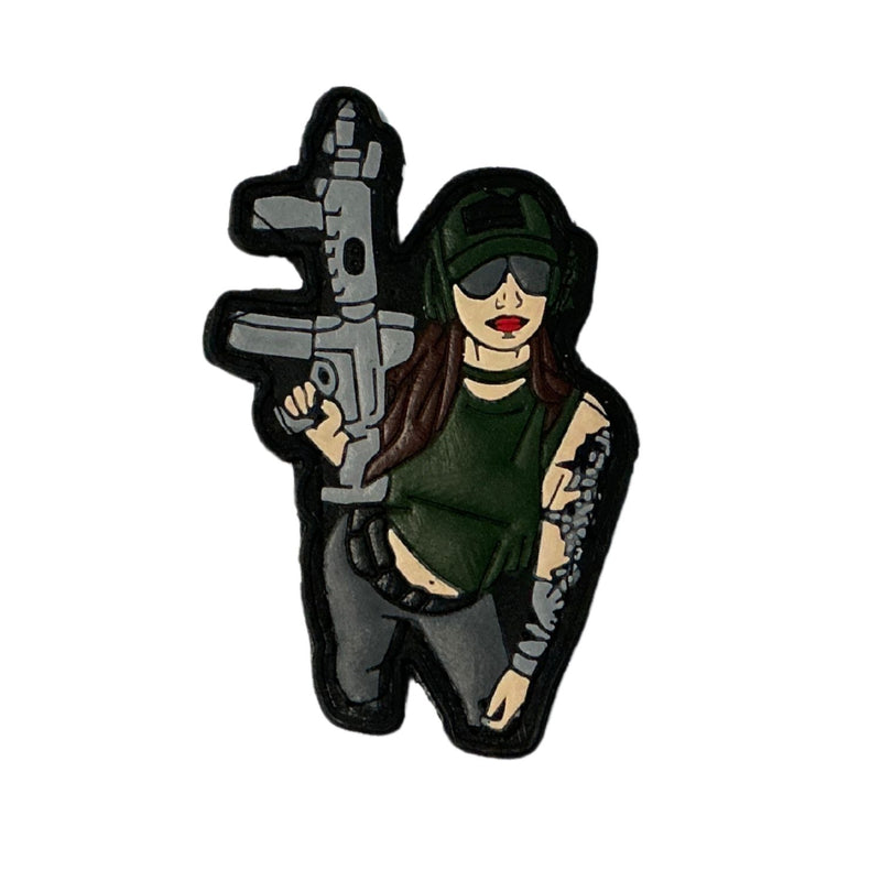 Parche Plástico Velcro Bandera Táctico Gotcha Insignia Qz00