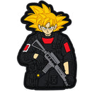 Parche Plástico Velcro Bandera Táctico Gotcha Insignia Qz00