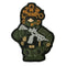 Parche Plástico Velcro Bandera Táctico Gotcha Insignia Qz00