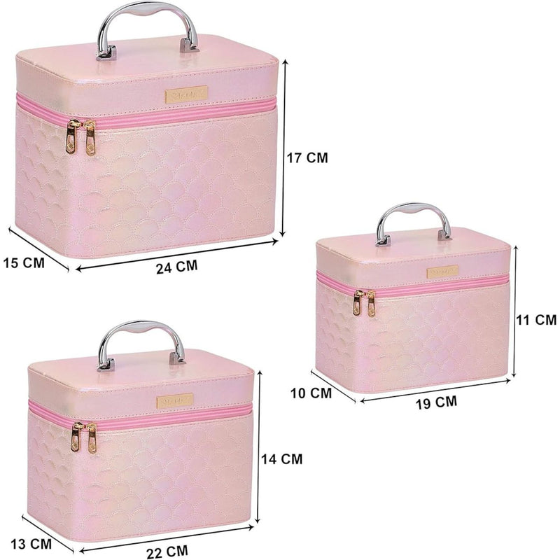 Set de estuches para maquillaje 3pz HZH05