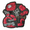 Parche Plástico Velcro Bandera Táctico Gotcha Insignia Qz00
