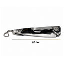 Navaja Plegable Relieves llavero + clip  Acero INOX Mármol EDC Llavero 20cm JF1012 / JF1013