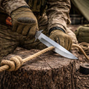 Cuchillo Bowie Supervivencia 39.5cm Funda Uso Rudo JF207